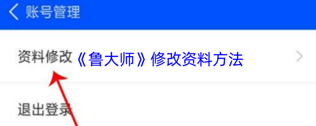 《鲁大师》更新个人信息的步骤指南