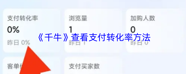 《千牛》优化支付转化率的有效技巧