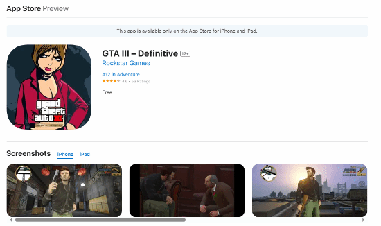 《GTA3最终版》星发福利还是临时工？IOS版免费领取活动详解